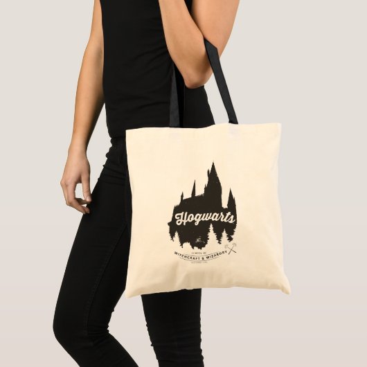 Tote Bag Harry Potter | HOGWARTS™ Castle Typographie (Devant (produit))