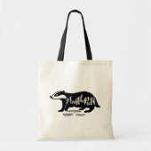 Tote Bag Harry Potter | HUFFLEPUFF™ Silhouette Typography (Devant)