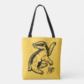 Tote Bag Harry Potter | Icône Badger Hufflepuff (Dos)