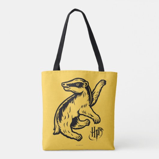 Tote Bag Harry Potter | Icône Badger Hufflepuff (Dos)