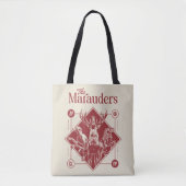 Tote Bag HARRY POTTER™ Les Marauders Animagus Graphisme (Devant)