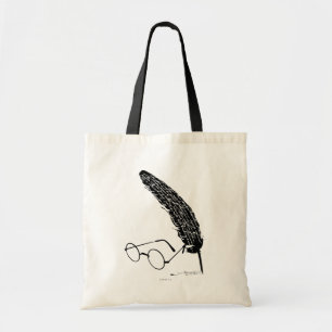 Tote Bag Harry Potter Lunettes et plume