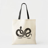 Tote Bag Harry Potter | SLYTHERIN™ Silhouette Typography (Devant)