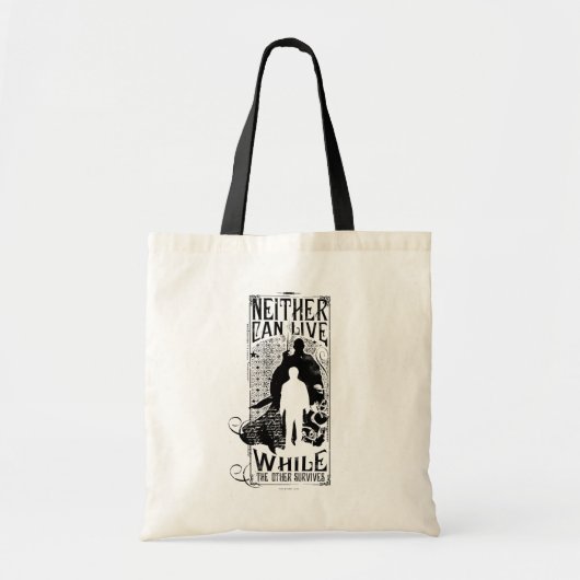 Tote Bag Harry Potter Sortilège | Ni l'un ni l'autre ne peu (Devant)