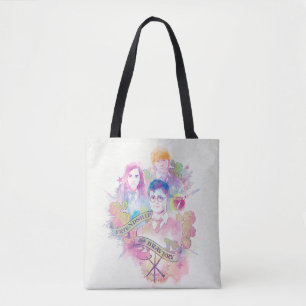 Tote Bag Harry Potter Spell   Harry, Hermione et Ron Waterc