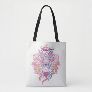 Tote Bag Harry Potter Spell   "Toujours" Doe Patronus