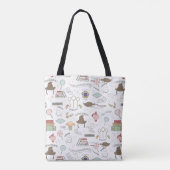 Tote Bag HARRY POTTER™ Tiny Magic Pattern (Dos)