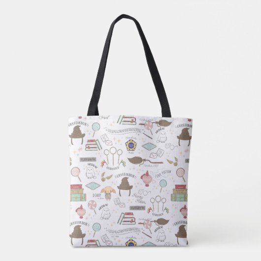 Tote Bag HARRY POTTER™ Tiny Magic Pattern (Dos)