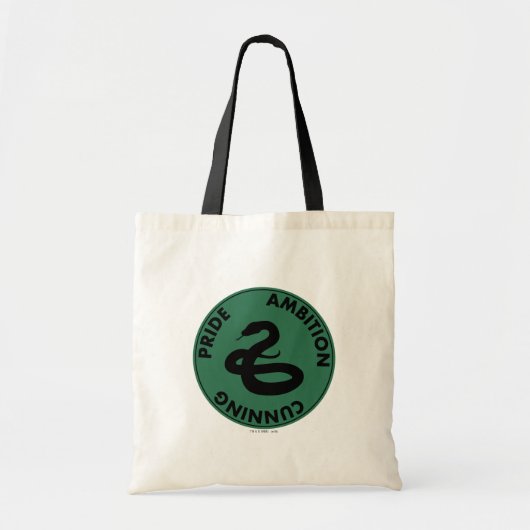 Tote Bag Harry Potter | Traits de la maison SLYTHERIN™ Grap (Devant)