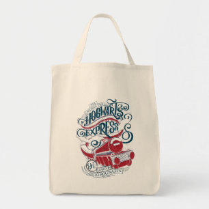 Tote Bag Harry Potter   Typographie Express Hogwarts