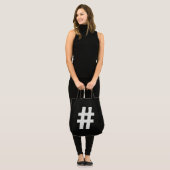Tote Bag Hash Fourre-tout (Devant (modèle))