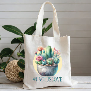 Tote Bag Hashtag Cactuslove