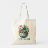 Tote Bag Hashtag Cactuslove (Dos)