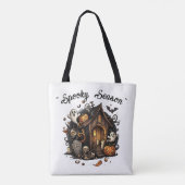 Tote Bag Hauned House Éffrayant Saison Essentials Fourre-to (Dos)