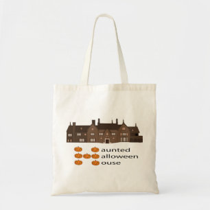 Tote Bag Haunted Haloween Citrouille de la maison