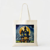 Tote Bag Haunted Hollow & Lune (Devant)
