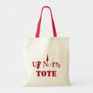 Tote Bag Haut Fourre-tout Nord - Type rouge amusant
