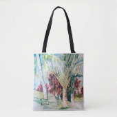 Tote Bag Hawaii "Aloha" All-Over-Print Fourre-tout, Shoulde (Devant)