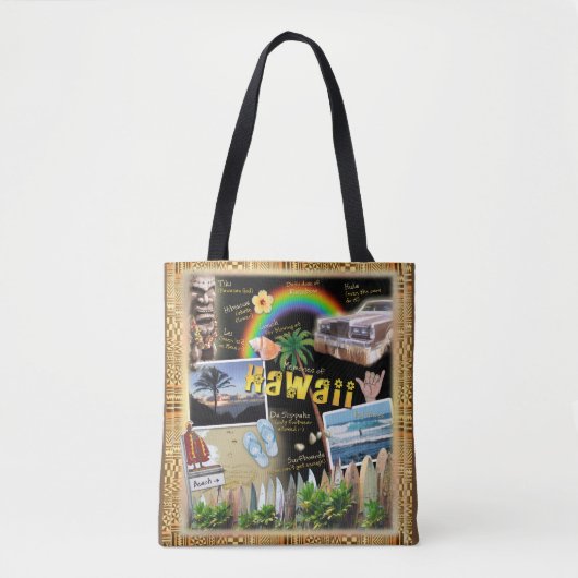 Tote Bag Hawaii Collage (Devant)
