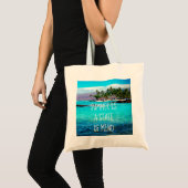 Tote Bag Hawaii Ocean Palm Trees Summer est un état d'espri (Devant (produit))