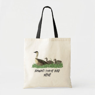 Tote Bag Hawaii State Bird Nene Goose Family