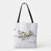 Tote Bag Hawaii State Personnalisé Votre Maison Ville Rusti (Dos)