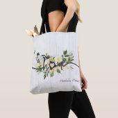 Tote Bag Hawaii State Personnalisé Votre Maison Ville Rusti (De près)