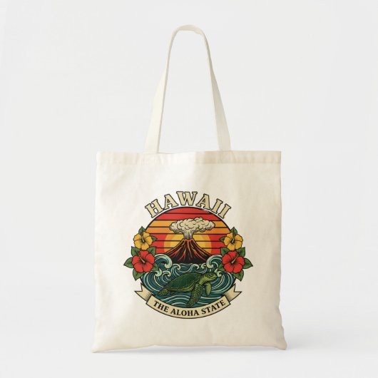 Tote Bag Hawaii: The Aloha State (Devant)