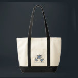 Tote Bag Hawaiian Holly Hanoukka Blue Floral<br><div class="desc">Hau’oli Hanukaha est Hawaï'ian pour Happy Hanoukka ! Cette illustration montre une interprétation tropicale du saint dans les couleurs Hanoukka et les gradients subtils. Le lettrage est poussiéreux avec de la neige pour une surprise supplémentaire. Ce design est disponible sur une variété de produits pour la maison et les vêtements...</div>