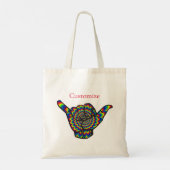 Tote Bag Hawaiian Shaka Psychedelic Thunder_Cove (Dos)
