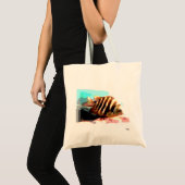 Tote Bag Hawaiin Striped Fish Beach Fourre-tout (Devant (produit))
