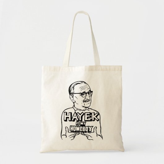 Tote Bag Hayek est mon Homeboy (Devant)