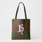 Tote Bag Hayes Clan Tartan Monogram (Devant)