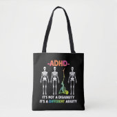 Tote Bag HDA Non Handicap Différentes Capacités Skeleton (Devant)