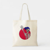 Tote Bag Hé les amis Squelette cool et drôle (Dos)