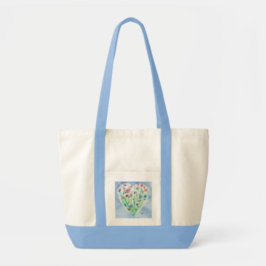 Tote Bag Heart Garden - KidsArt pour CHOC (Devant)