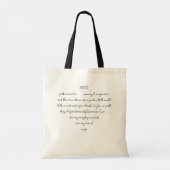 Tote Bag Heart Words Explaining and Artist Whimsical Art (Dos)