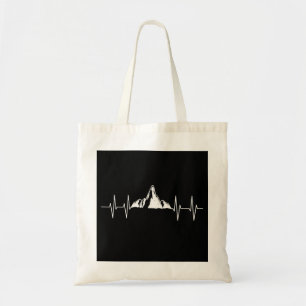 Tote Bag Heartbeat en montagne