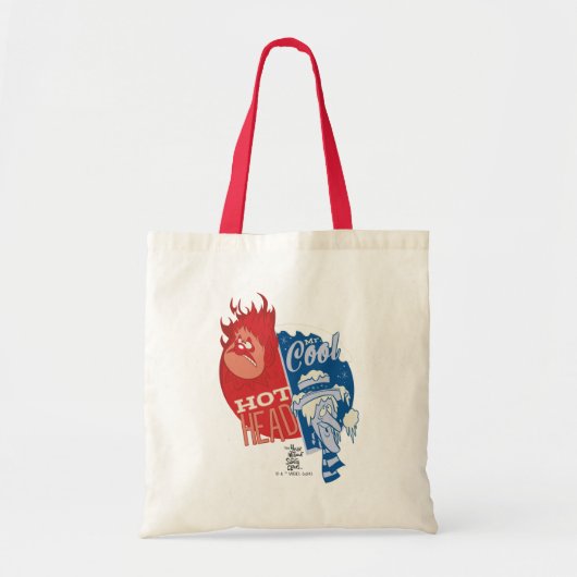 Tote Bag Heat Miser Hot Head & Snow Miser M. Cool (Devant)