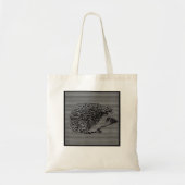 Tote Bag Hedgehog Joy Division Plaisanteries inconnues (Devant)