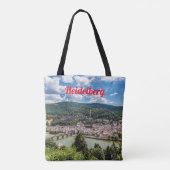 Tote Bag Heidelberg Neckar Panorama Allemagne (Dos)