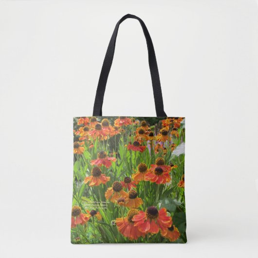 Tote Bag Helenium des fleurs de Sabin tôt (Devant)