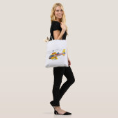 Tote Bag Hélicoptère de dessin (Sur le modèle)