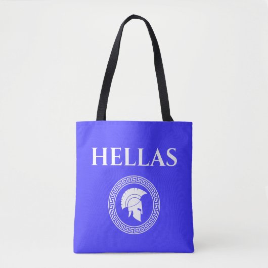 Tote Bag Hellas Spartan (Devant)