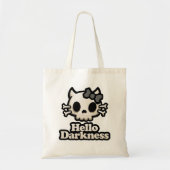 Tote Bag Hello Darkness (Devant)