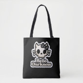 Tote Bag Hello Darkness (Devant)