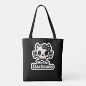 Tote Bag Hello Darkness (Dos)