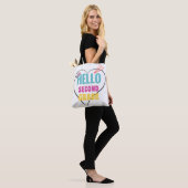Tote Bag Hello deuxième grade (Sur le modèle)