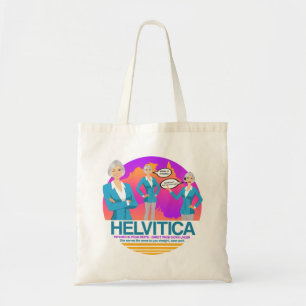 Tote Bag "HELVITICA" (écrit comme prononcé) PAR LA COLLIN