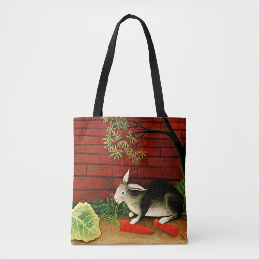 Tote Bag Henri Rousseau art : Rabbit (Devant)